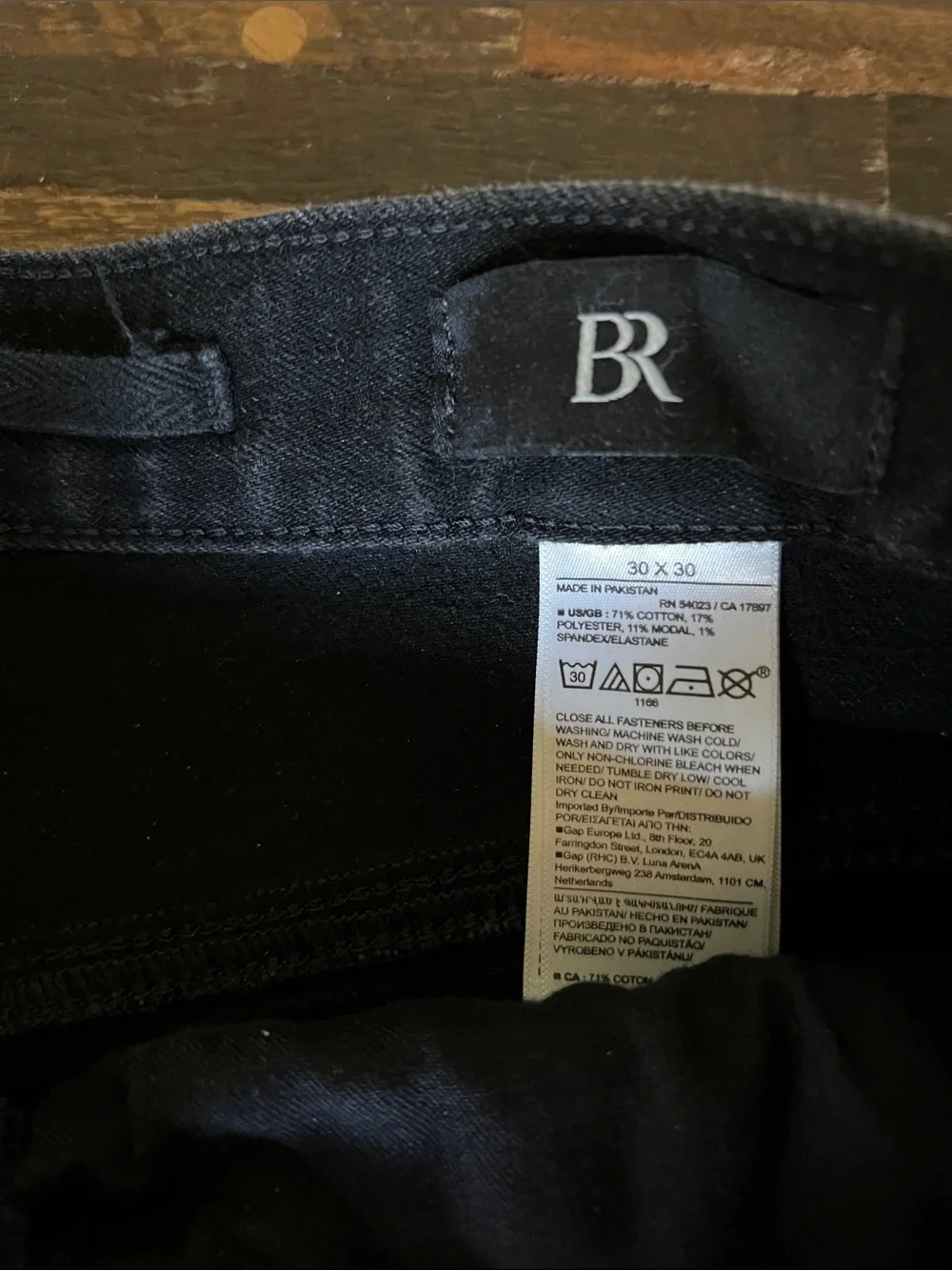 Banana Republic Men's Straight Jeans - Black